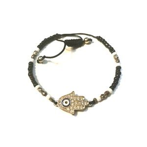 Hamsah evil eye bracelet